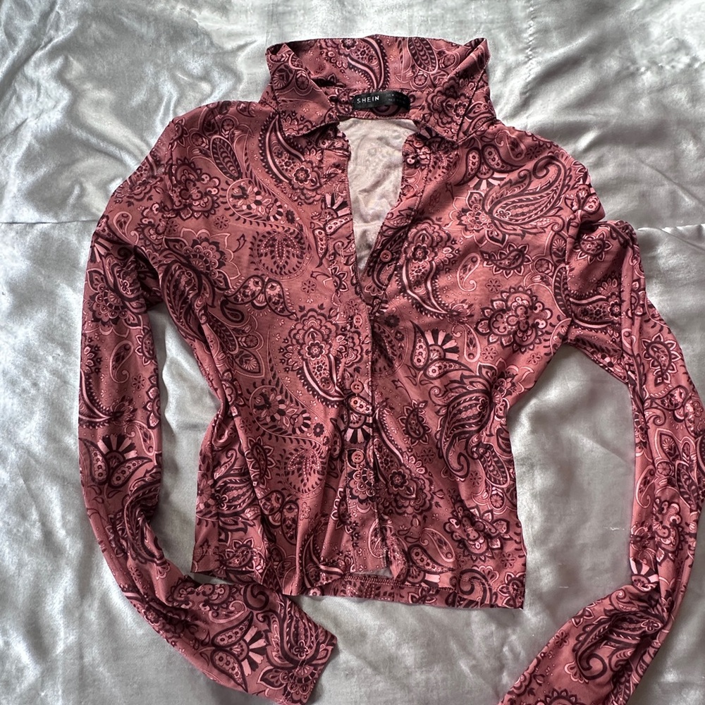 Long sleeve top printed